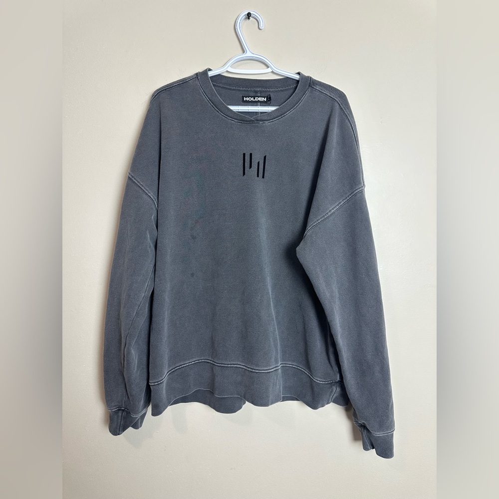 Holden Size L  Charcoal Crewneck Sweater for Men